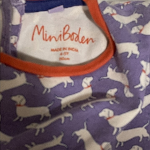 Mini Boden Dachshund Dog Print Dress - Picture 2 of 3